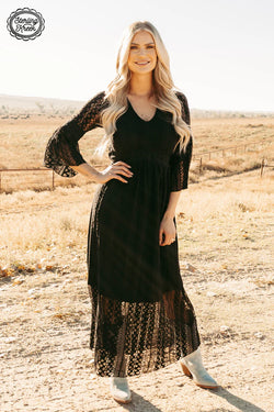 The Dance Hall - Lace Maxi Dress