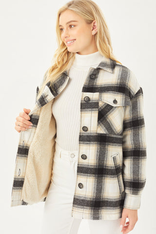 The Rockies-Sherpa Lined Flannel Black
