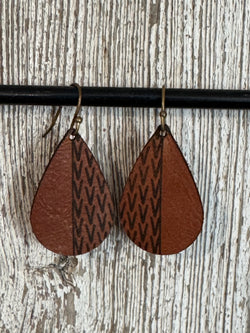 Shiloh Leather Earrings