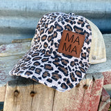 MAMA eather patch hat